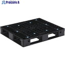 サンコー リサイクルプラスチックパレット 808903 D4-911-3黒 SK-D4-911-3-BK 1枚 ■▼452-9359 【送料都度見積】