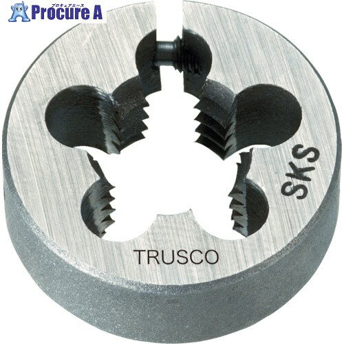 TRUSCO 丸ダイス 25径 ユニファイねじ 7/16UNC14 (SKS) T25D-7/16UNC14 1個 ▼480-6131【代引決済不可】