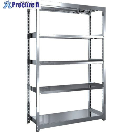 TRUSCO ステンレス棚 SM2型 1160X450XH1800 5段 単体 SM2-6445 1台 ■▼522-1153 ※車上渡し