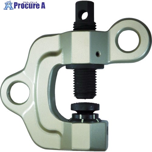 スーパー ねじ式クランプ スクリューカムクランプ(ダブル・アイ型)ツイストカム式 基本使用荷重0.5t 17×21両口ラチェットレンチショートタイプ付 SWC0.5S 1台 ▼765-2518 ●YA513