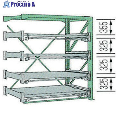 KDS スライドラックSSR10-2012-4FR SSR10-2012-4FR 1台 ■▼805-0905【代引決済不可】【送料都度見積】※..