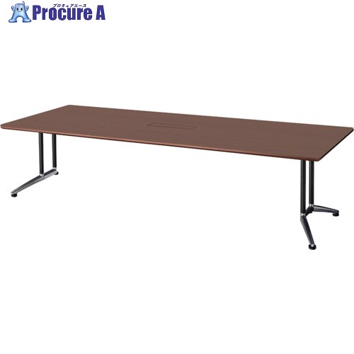 NAIKI ミーティングテーブル(配線機能付) KDG型 KDG2190AH-WN 1台 ■▼681-2415 ※個人宅様送り不可