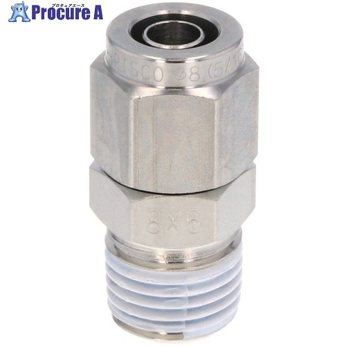 PISCO SUS316締付継手 ストレート NSC1075-04-TP 1個 ■▼559-0556 【送料都度見積】