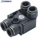 PISCO コネクタ(オス・メスセット) エルボ ミニ QC3L-3M 1個 ■▼818-1871 【送料都度見積】