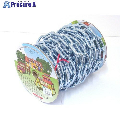 ニッサチェイン 鉄ユニクロヘビーリンク 15m巻 R-IW1075-UC 1巻 ■▼127-8761【代引決済不可】【送料都度見積】