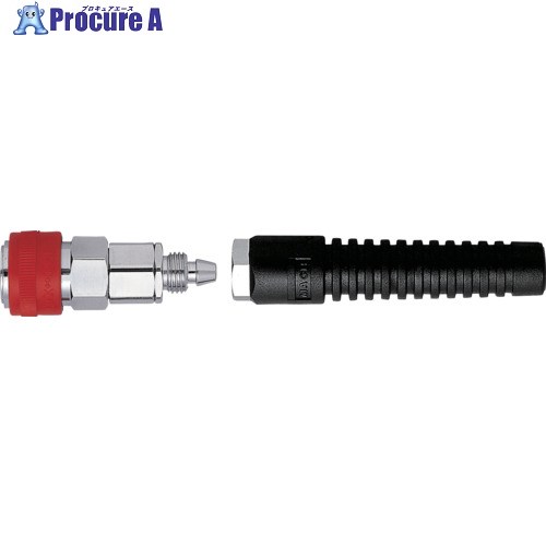 マッハ ロック一発カップリング ガイド付 1/4 C-301 1個 ■▼544-6671 【送料都度見積】