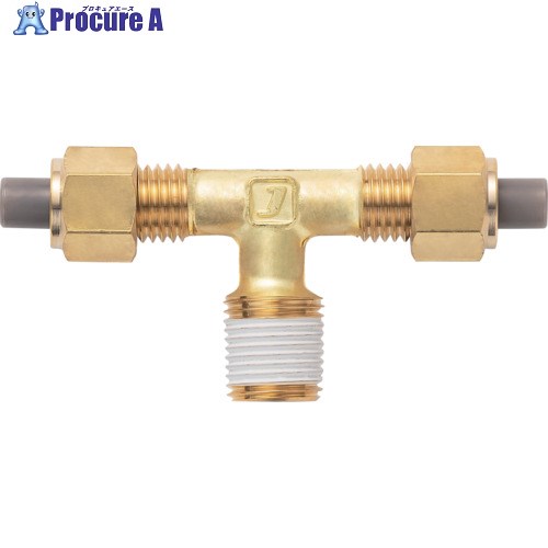 潤工社 黄銅製継手(インチ系列) テー 3.18×2.36mm PT1/8 PTA-1/8-PT1/8-BS 20個 ■▼573-0722 【送料都度..