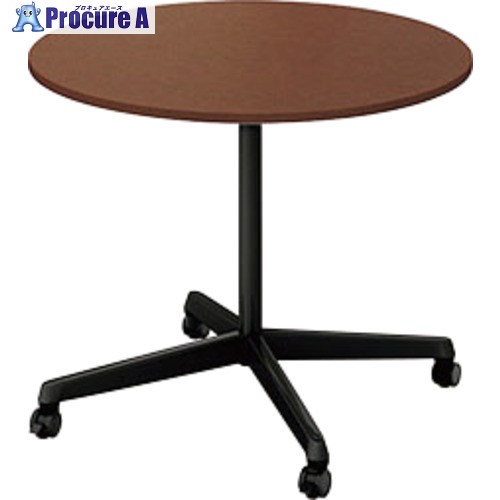 NAIKI フラップテーブル KHC型/天板:ダークウォールナット 脚:ブラック/W900×D900×H720 KHCJ90RCF-BWN 1台 ■▼579-6129 ※個人宅様送り不可