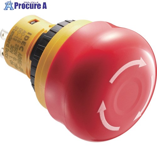 IDEC φ16 非常停止用押ボタンスイッチ AB6E-3BV01PRM 1個 ■▼681-6619【送料都度見積】