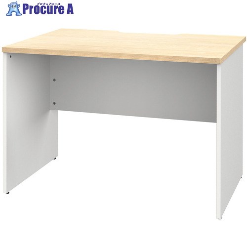 アールエフヤマカワ プラン木製デスク W1000×D700 ナチュラル×ホワイト脚 RFPD-1070NA-WL 1台 ■▼694-4667【代引決済不可】