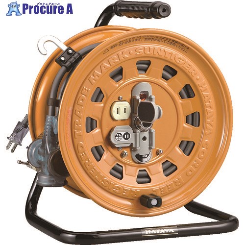 ハタヤ 逆配電型コードリール マルチテモートリール 単相100V 27＋6m TGM-130 1台 ▼106-1828【代引決済不可】