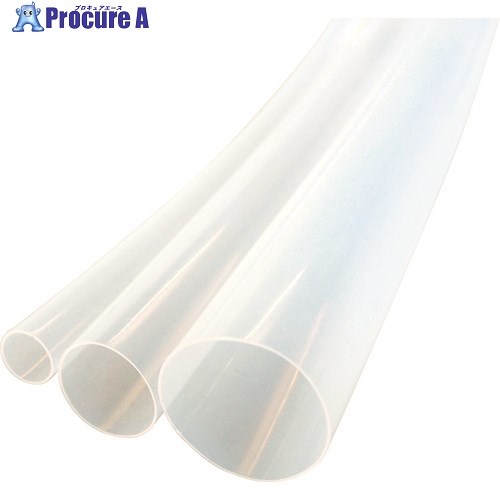 chukoh フッ素樹脂(PTFE)熱収縮チューブ TKF-100-4 収縮前内径4mm TKF-100-4 1本 ▼114-5434