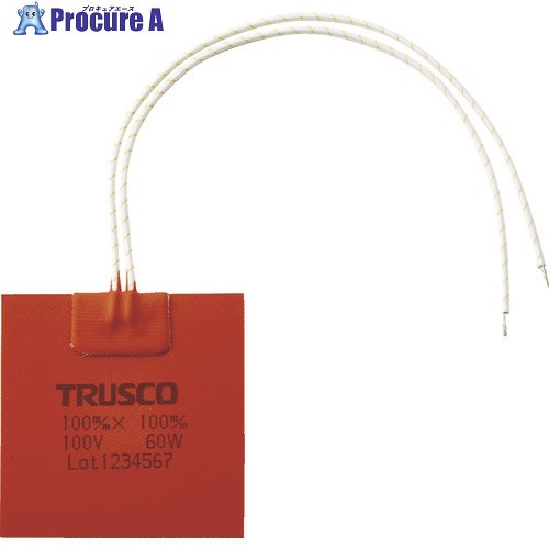 TRUSCO ラバーヒーター 25mmX100mm TRBH25-100 1枚 ▼115-5978【代引決済不可】