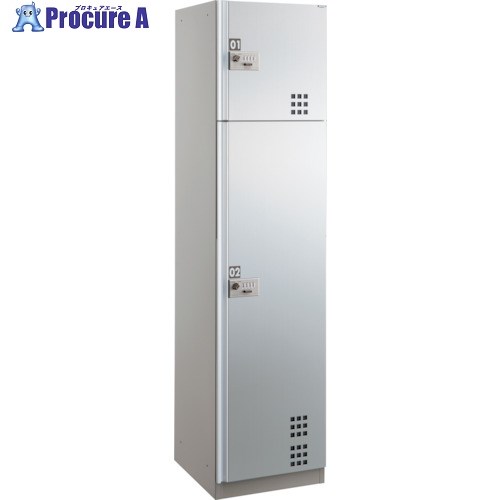 DAIKEN 宅配ボックスダイヤル錠タイプスチール扉仕様ステンカラー Lユニット TBX-D4L 1台 ■▼127-3808 ..