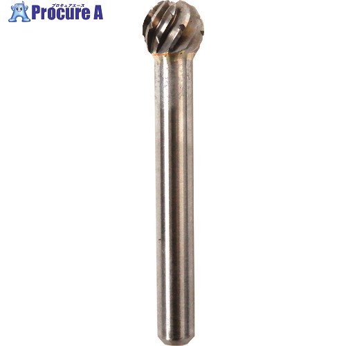 NRS 超硬バー 球s-inoxカット 刃径12×刃長10.8×軸径6×軸長44.2 ロー付 TCBINX7700 1本 ▼161-3914【代引決済不可】