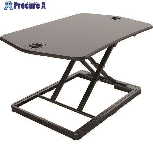 TRUSCO ガス圧式卓上PCデスク ウルトラスリム 黒 770×490 TMT108-BK 1台 ▼206-5409【代引決済不可】