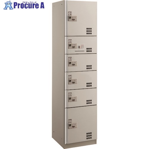 DAIKEN 宅配ボックスダイヤル錠タイプスチール扉仕様ステンカラー SS2Nユニット TBX-D3-SS2N 1台 ■▼226-2208 【送料都度見積】