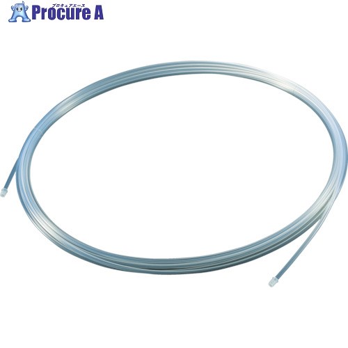 TRUSCO フッ素樹脂チューブ 内径8mmX外径10mm 長さ10m TPFA10-10 (8.0X10.0X10M) 1巻 ▼256-3011【代引決済不可】