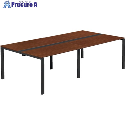 TRUSCO フリーアドレス用デスク 2400X1300X720 ダークウッドXホワイト TFAD2413DW-W 1台 ■▼256-9228 【送料都度見積】※車上渡し