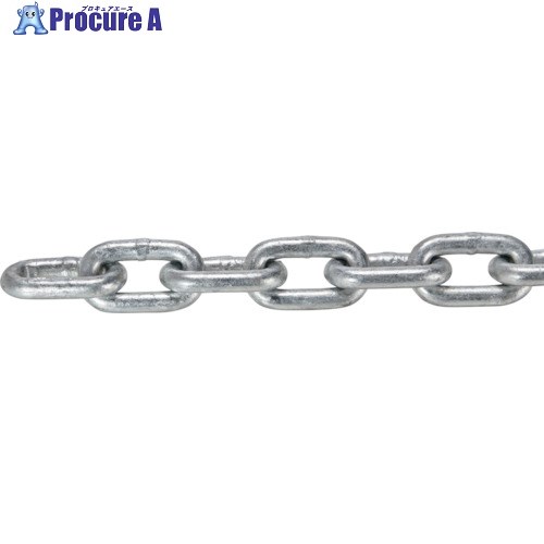 TRUSCO JIS F2106第一種規格相当 ロングリンクチェーン スチール ドブメッキ 線径22mm×長さ22.1M～23.0M TIC-22-LG-D-23C 1本 ■▼363-4754【代引決済不可】【送料都度見積】