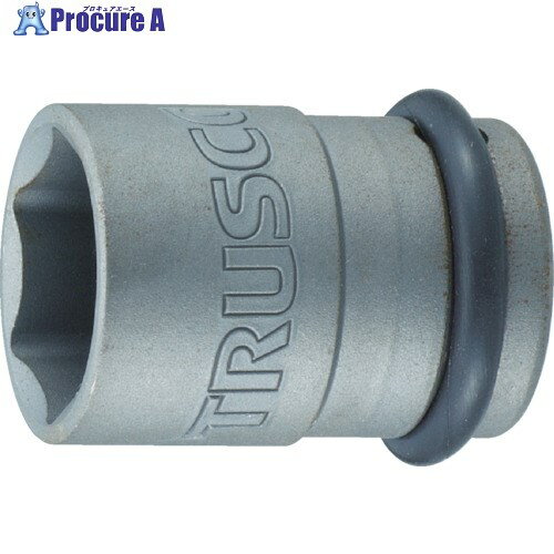 TRUSCO インパクト用ソケット(差込角19.0)対辺22mm T6-22A 1個 ▼389-8059【代引決済不可】