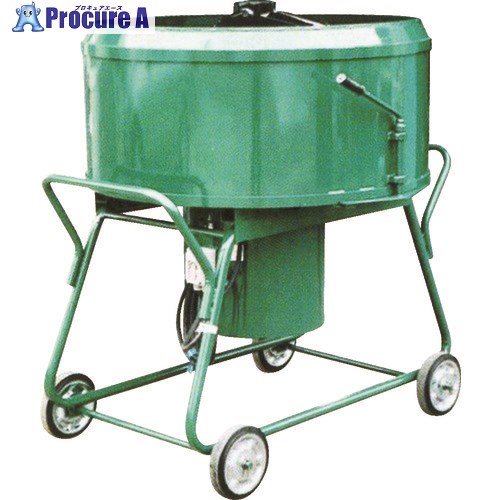 TOMBO 大型モルタルミキサ 200L TMM-6 1台 ■▼411-5937 【送料都度見積】※車上渡し