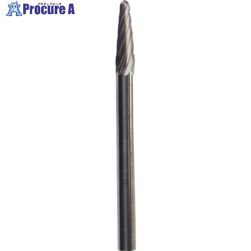 NRS 超硬バー テーパーsカット 刃径3×刃長9.5×軸径3×軸長28.5 超硬 TCBT4210 1本 ▼435-5121【代引決済不可】