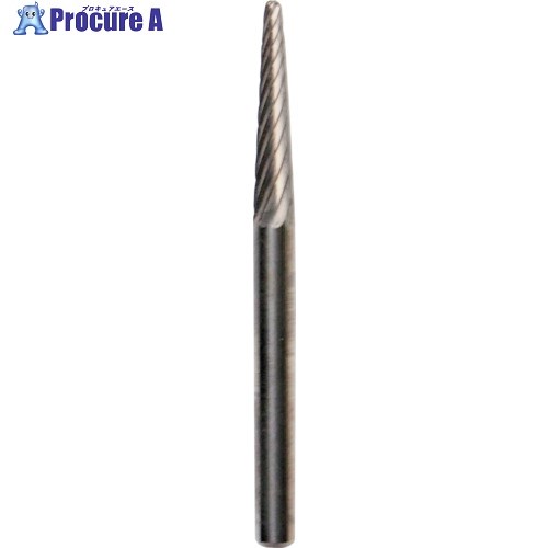 NRS 超硬バー テーパーsカット 刃径3×刃長13×軸径3×軸長25 超硬 TCBT4220 1本 ▼435-5148【代引決済不可】