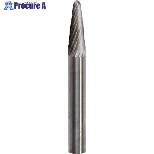 NRS 超硬バー テーパーsカット 刃径6×刃長19×軸径6×軸長31 超硬 TCBT4400 1本 ▼435-5181【代引決済不可】