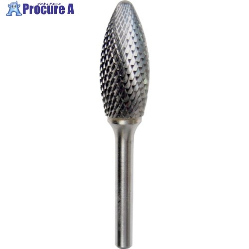 NRS 超硬バー 楕円dカット 刃径16×刃長36×軸径6×軸長44 ロー付 TCBT5850D-6 1本 ▼435-5806【代引決済不可】