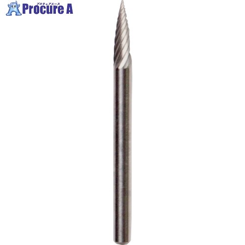 NRS 超硬バー トンガリsカット 刃径3×刃長10×軸径3×軸長28 超硬 TCBT6230 1本 ▼435-5865