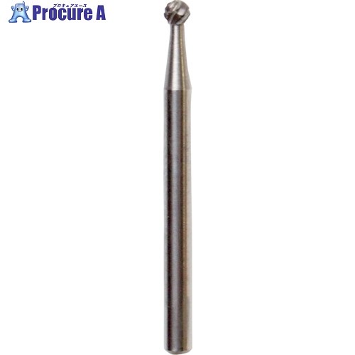 NRS 超硬バー 球dカット 刃径3×刃長2.7×軸径3×軸長35.3 超硬 TCBT7200D 1本 ▼435-6217