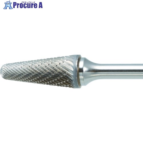 TRUSCO 超硬バー テーパー型 Φ6X刃長16X軸6 ロング ダブルカット TB7C060L150 1本 ▼436-5216