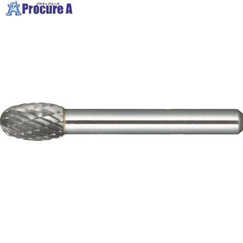 TRUSCO 超硬バー タマゴ型 Φ9.5X刃長16X軸6 コースカット TH6C095 1本 ▼436-5755【代引決済不可】