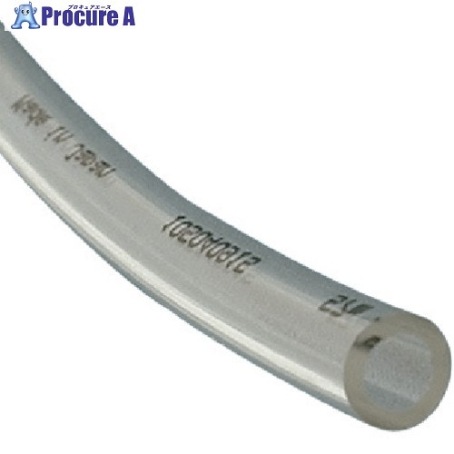 チヨダ ポリウレタンチューブ TEタッチチューブ 10mm/100m クリア TE-10-100 C 1巻 ▼491-7758【代引決済不可】
