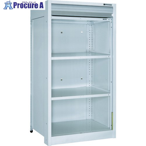 TRUSCO 軽中量棚150型 シャッター付棚900×600×H1200 4段 TLA43L-24MC 1台 ■▼758-5268