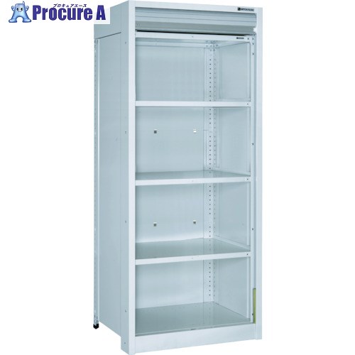 TRUSCO 軽中量棚150型 シャッター付棚900×600×H1800 5段 TLA63L-25MC 1台 ■▼758-5349