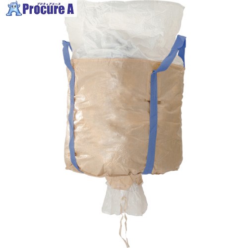 TRUSCO コンテナバック ベルト青 2型 排出口あり エコノミータイプ TCB-2E-B 1枚 ▼820-6427