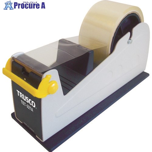 TRUSCO テープカッター (スチール製) TET-227A 1台 ▼820-6432【代引決済不可】