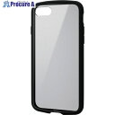 ELECOM iPhoneSE第3世代用ケース TOUGH SLIM LITE フレームカラー ブラック PM-A22STSLFCBK 1個 ■▼422-932...