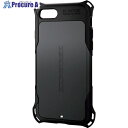 ELECOM iPhoneSE第3世代用ハイブリッドケース ZEROSHOCK ブラック PM-A22SZEROBK 1個 ■▼424-8196【代引決済不可】