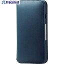 ELECOM iPhoneSE第3世代用レザーケース 手帳型 耐衝撃 NEUTZ 磁石付 ネイビー PM-A22SPLFY2NV 1個 ■▼424-8208【代...