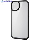 ELECOM iPhone14Plus用TOUGH SLIMケース 背面クリア 360度保護 ブラック PM-A22BTS3BK 1個 ■▼479-0621【代...