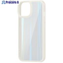 ELECOM iPhone14用ハイブリッドケース オーロラ フレームカラー ホワイト PM-A22AHVCAWH 1個 ■▼479-5336【代引決済不可】