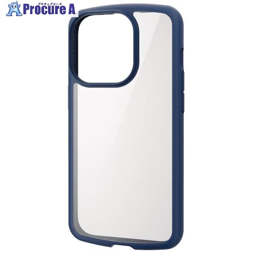ELECOM iPhone14Pro用タフスリムライトケース フレームカラー 背面クリア ネイビー PM-A22CTSLFCNV 1個 ■▼479-9686【代引決済不可】 ELECOM iPhone14Pro用タフスリムライトケース フレームカラー 背面クリア ネイビー PM-A22CTSLFCNV 1個 ■▼479-9686【代引決済不可】