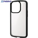 ELECOM iPhone14Pro用タフスリムライトケース フレームカラー 背面クリア ブラック PM-A22CTSLFCBK 1個 ■▼479-9692【代引決済不可】