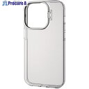 ELECOM iPhone14Pro用ハイブリッドケース カメラガードスタンド シルバー PM-A22CHVST2SV 1個 ■▼480-0017【代引決済不可...