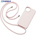 ELECOM iPhone14Plus用ハイブリッドシリコンケース ショルダーストラップ付き ピンク PM-A22BSCSSPN 1個 ■▼480-0083【代...
