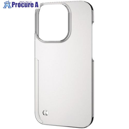 ELECOM iPhone14Pro用ハードケース ストラップホール付き クリア PM-A22CPVCR 1個 ■▼480-0112【代引決済不可】