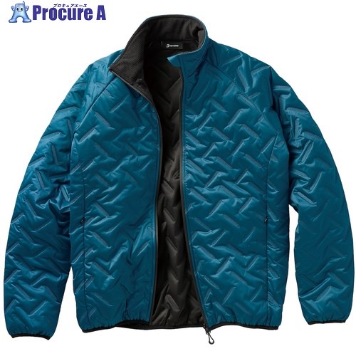 クロダルマ 防風中綿ストレッチジャケット ブルーグレー LL 54387-14-LL 1着 ■▼694-9499【代引決済不可】【送料都度見積】